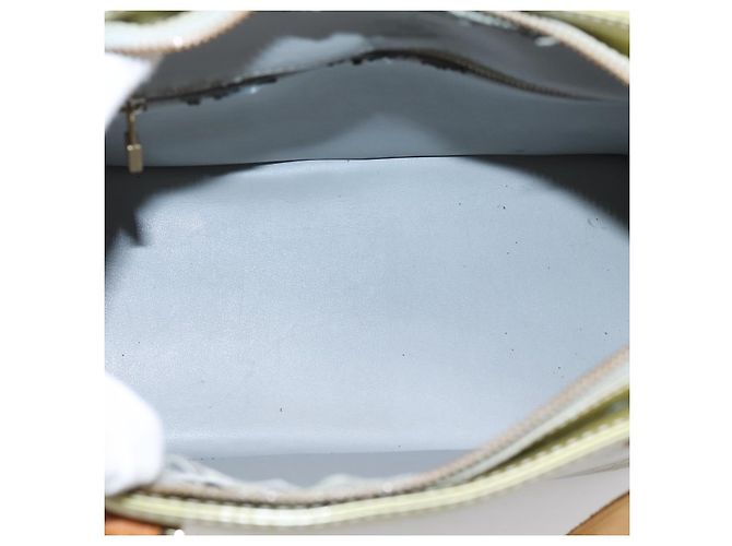 LOUIS VUITTON Monogram Vernis Houston Handtasche Gris M91053 LV Auth ep15992 Grau - Ansicht 10