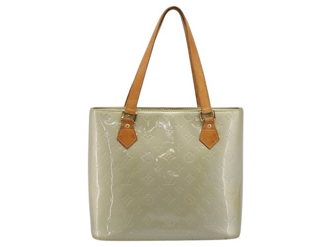 LOUIS VUITTON Monogram Vernis Houston Handtasche Gris M91053 LV Auth ep15992 Grau - Ansicht 13