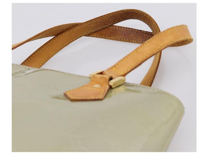 LOUIS VUITTON Monogram Vernis Houston Handtasche Gris M91053 LV Auth ep15992 Grau - Ansicht 14