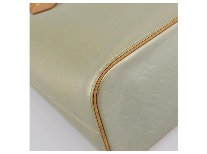 LOUIS VUITTON Monogram Vernis Houston Handtasche Gris M91053 LV Auth ep15992 Grau - Ansicht 16