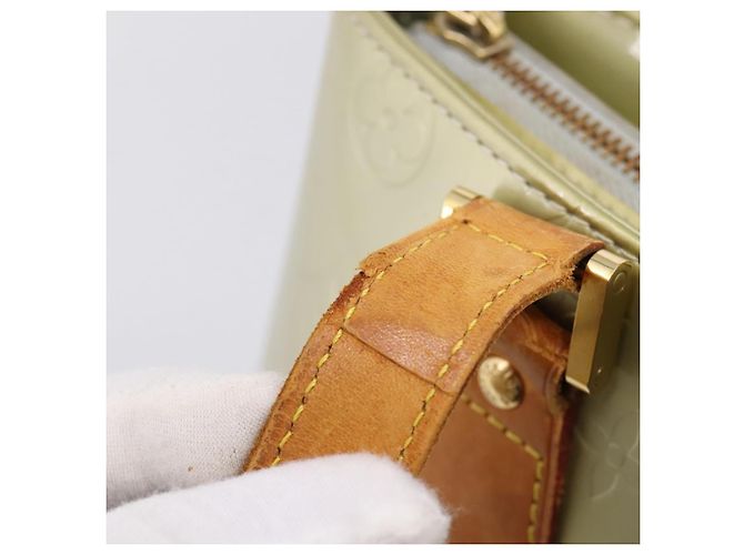 LOUIS VUITTON Monogram Vernis Houston Handtasche Gris M91053 LV Auth ep15992 Grau - Ansicht 8