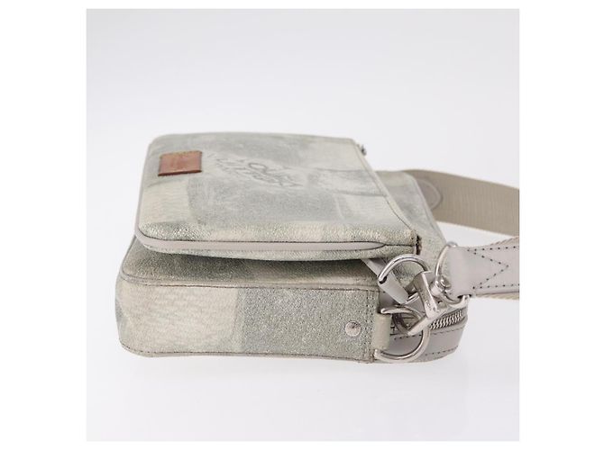 Borsa Messenger LOUIS VUITTON Damier Salt Trio White N50068 LV Auth ka6360 Bianco - vista 3