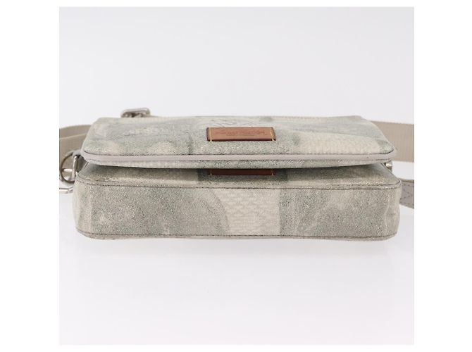 Borsa Messenger LOUIS VUITTON Damier Salt Trio White N50068 LV Auth ka6360 Bianco - vista 5