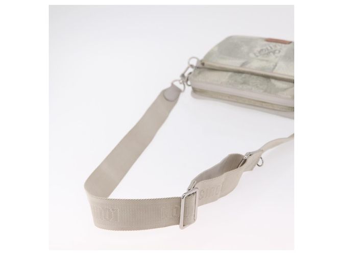 Borsa Messenger LOUIS VUITTON Damier Salt Trio White N50068 LV Auth ka6360 Bianco - vista 7