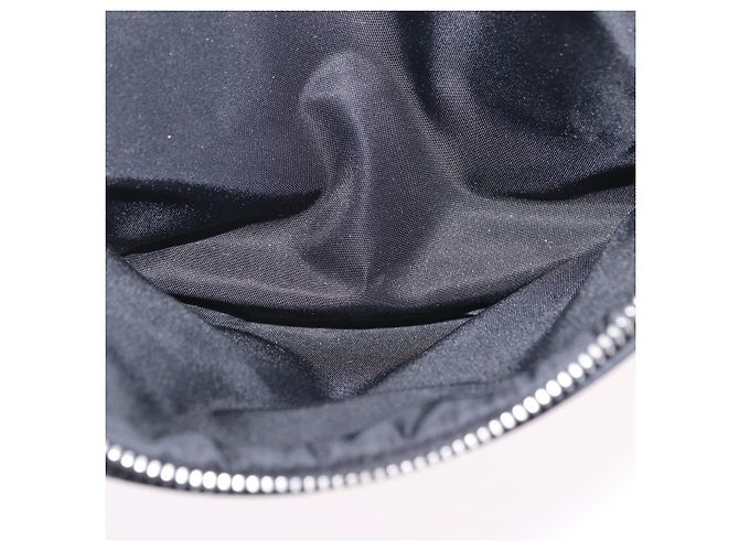 Bolso de mano PRADA Nylon Black Silver Auth ep16275V Negro Plata - vista 26