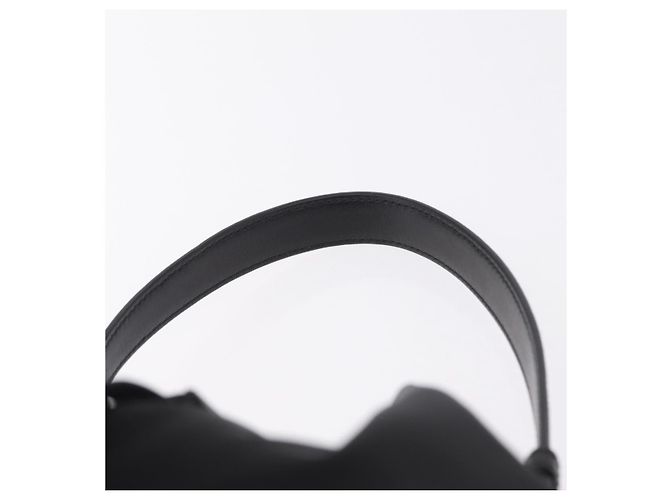 Bolso de mano PRADA Nylon Black Silver Auth ep16275V Negro Plata - vista 8