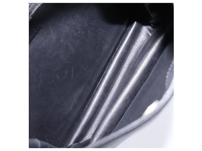 Sac à épaule GUCCI Cuir Noir Argent 001 3167 Auth ep16066 Argenté - vue 11