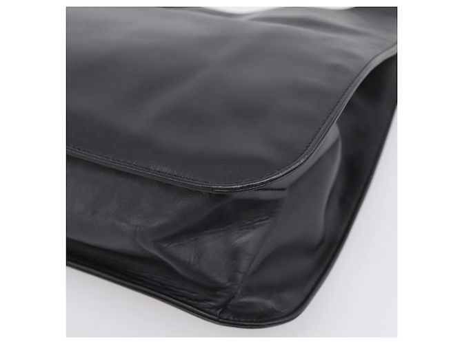 Sac à épaule GUCCI Cuir Noir Argent 001 3167 Auth ep16066 Argenté - vue 14