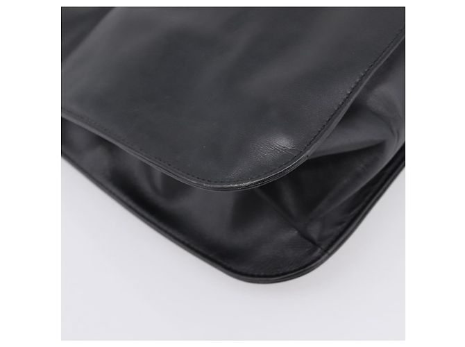 Sac à épaule GUCCI Cuir Noir Argent 001 3167 Auth ep16066 Argenté - vue 15