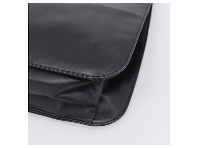 Sac à épaule GUCCI Cuir Noir Argent 001 3167 Auth ep16066 Argenté - vue 16