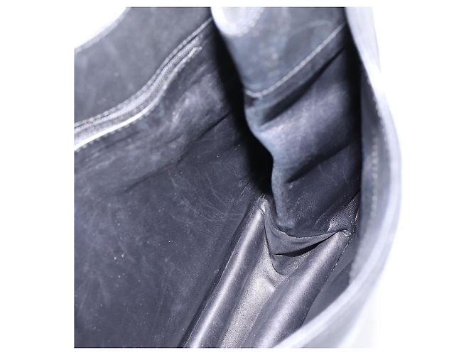 Sac à épaule GUCCI Cuir Noir Argent 001 3167 Auth ep16066 Argenté - vue 20