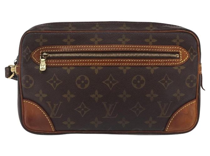LOUIS VUITTON Monogram Marly Dragonne GM Clutch Bag M51825 LV Auth ka6405 Monogramma - vista 13