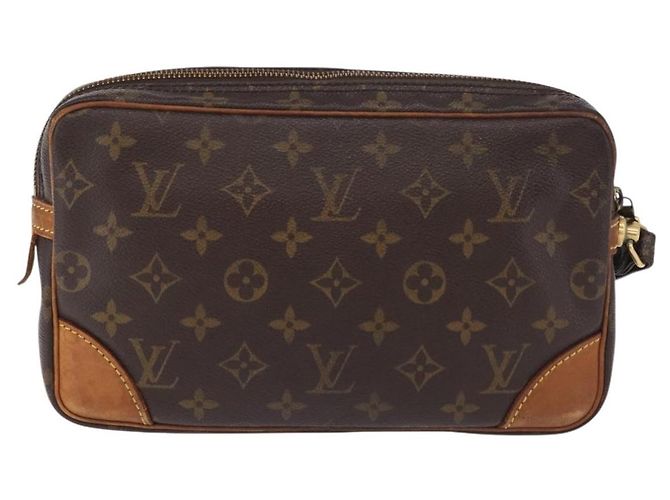 LOUIS VUITTON Monogram Marly Dragonne GM Clutch Bag M51825 LV Auth ka6405 Monogramma - vista 2