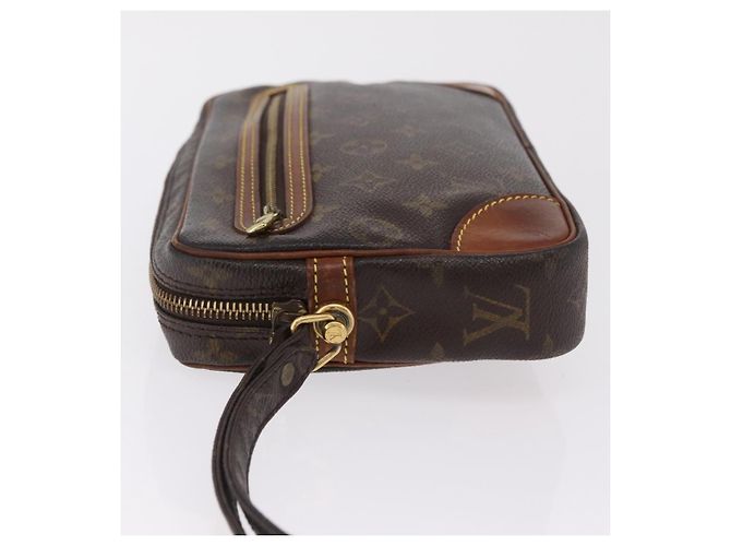 LOUIS VUITTON Monogram Marly Dragonne GM Clutch Bag M51825 LV Auth ka6405 Monogramma - vista 5