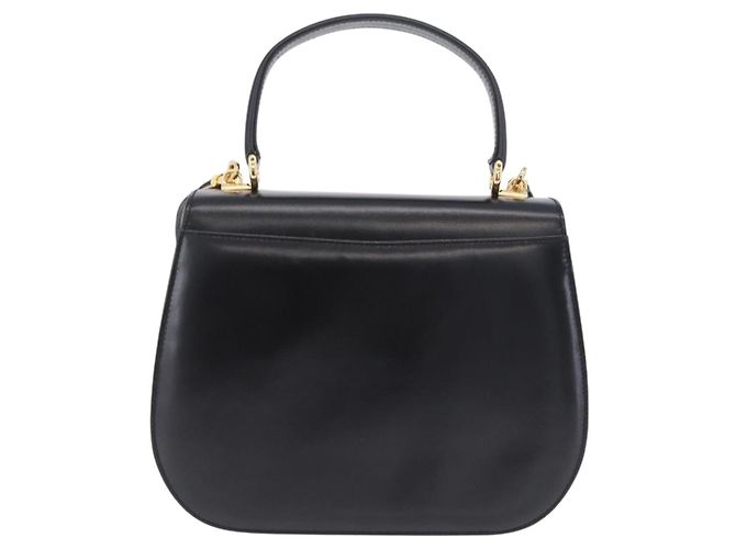 Borsa a mano GUCCI in pelle 2way Nera Oro 000 406 0264 Auth am12615V Nero D'oro - vista 2