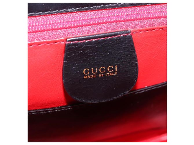 Borsa a mano GUCCI in pelle 2way Nera Oro 000 406 0264 Auth am12615V Nero D'oro - vista 24