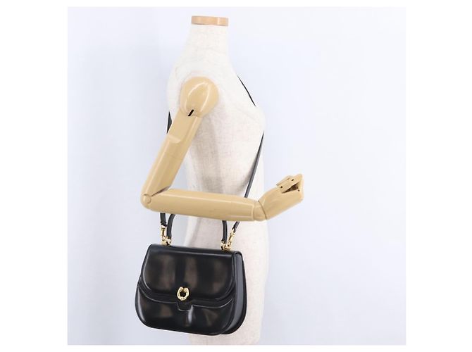 Borsa a mano GUCCI in pelle 2way Nera Oro 000 406 0264 Auth am12615V Nero D'oro - vista 33