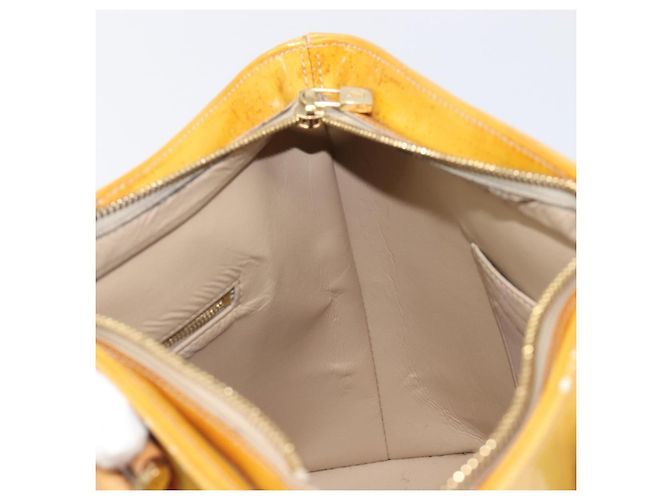 Sac à main LOUIS VUITTON Monogram Vernis Houston Beige M91004 LV Auth bs37263 - vue 24