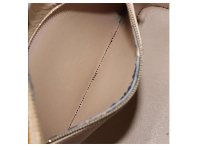Sac à main LOUIS VUITTON Monogram Vernis Houston Beige M91004 LV Auth bs37263 - vue 28