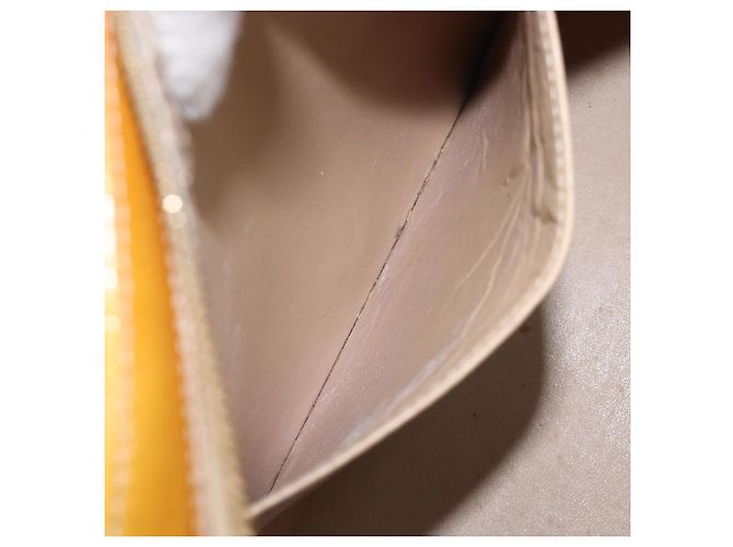 Sac à main LOUIS VUITTON Monogram Vernis Houston Beige M91004 LV Auth bs37263 - vue 29