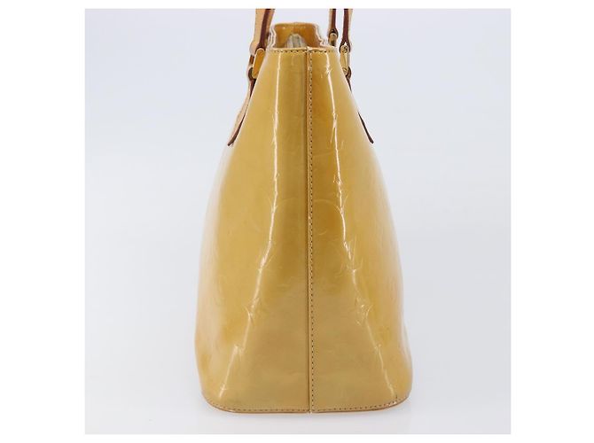 Sac à main LOUIS VUITTON Monogram Vernis Houston Beige M91004 LV Auth bs37263 - vue 3