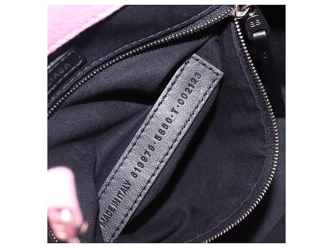 Bolsa de mão BALENCIAGA Wave XS Canvas 2way Pink Silver 619979 Auth ka6340V Prata Rosa - vista 12