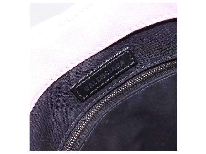 Bolsa de mão BALENCIAGA Wave XS Canvas 2way Pink Silver 619979 Auth ka6340V Prata Rosa - vista 21
