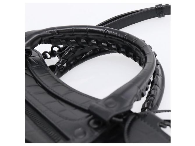 Balenciaga Neo Classic City Small Handtasche 2way Schwarz 638521 Auth mr2975V - Ansicht 14