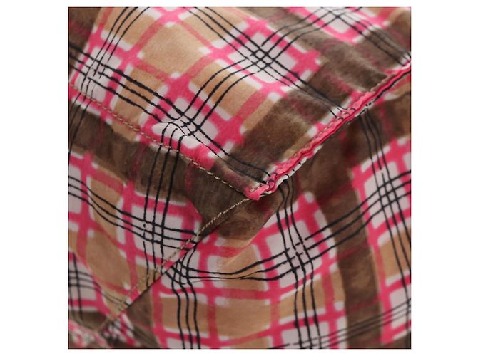 Tote Saco Eco PRADA Nylon Rosa Prata Auth 203684A - vista 16