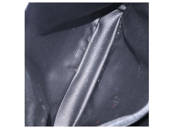 Céline CELINE Macadam Canvas Tote Bag PVC Schwarz Goldfarben Auth mr2983A - Ansicht 23
