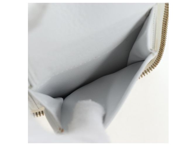 Céline CELINE 2004 Athens Olympics Limited Edition Bifold Wallet Leather Auth bs37161V White - view 24
