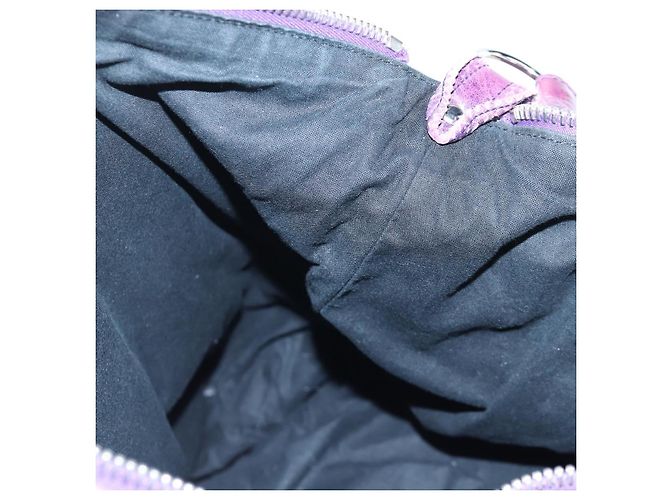 Borsa BALENCIAGA Covered Giant Day in pelle viola argento 204527 Auth 201485V Porpora - vista 26