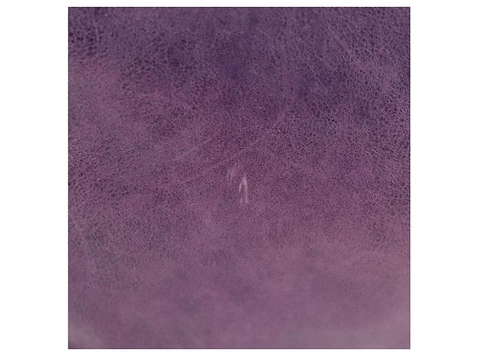 Borsa BALENCIAGA Covered Giant Day in pelle viola argento 204527 Auth 201485V Porpora - vista 3