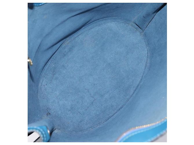 Saco de Compras LOUIS VUITTON Epi Saint Jacques Blue M52275 LV Auth ep15960 Azul - vista 11