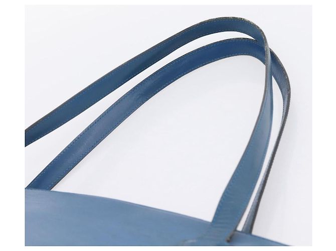 Saco de Compras LOUIS VUITTON Epi Saint Jacques Blue M52275 LV Auth ep15960 Azul - vista 14