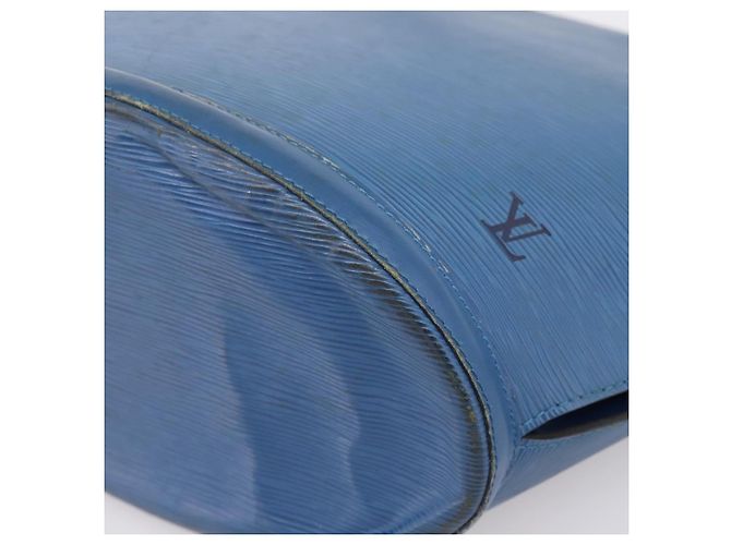 Saco de Compras LOUIS VUITTON Epi Saint Jacques Blue M52275 LV Auth ep15960 Azul - vista 15