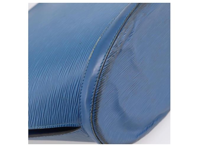 Saco de Compras LOUIS VUITTON Epi Saint Jacques Blue M52275 LV Auth ep15960 Azul - vista 18