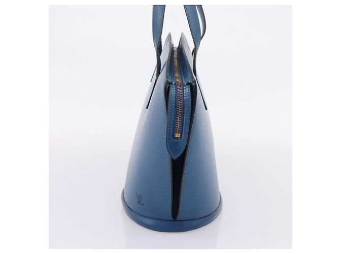 Saco de Compras LOUIS VUITTON Epi Saint Jacques Blue M52275 LV Auth ep15960 Azul - vista 4