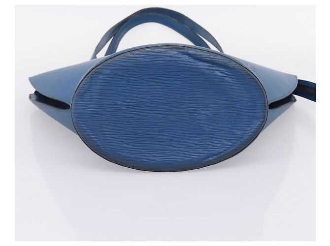 Saco de Compras LOUIS VUITTON Epi Saint Jacques Blue M52275 LV Auth ep15960 Azul - vista 5