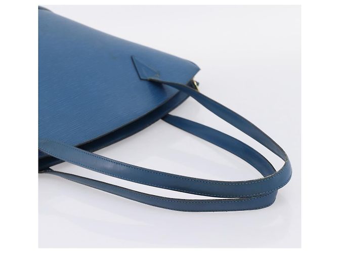 Saco de Compras LOUIS VUITTON Epi Saint Jacques Blue M52275 LV Auth ep15960 Azul - vista 7