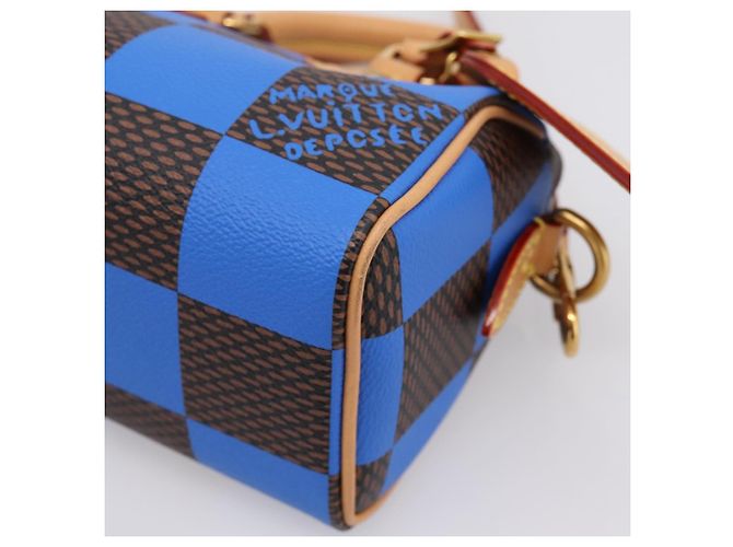 LOUIS VUITTON Damier Pop Speedy Bandouliere 18 Borsa a mano N40595 LV Auth 204896SM Damier ebene - vista 16