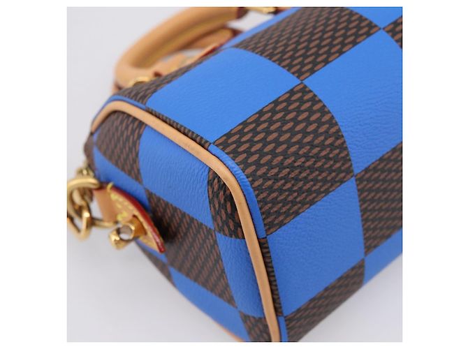 LOUIS VUITTON Damier Pop Speedy Bandouliere 18 Borsa a mano N40595 LV Auth 204896SM Damier ebene - vista 17