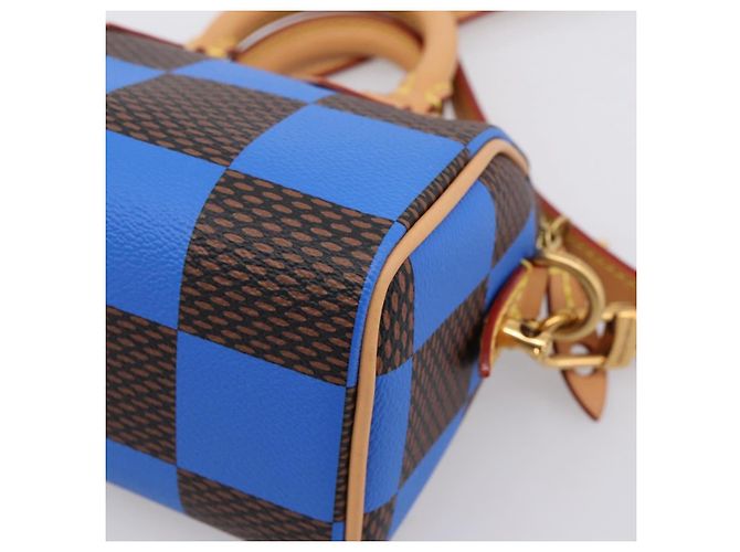 LOUIS VUITTON Damier Pop Speedy Bandouliere 18 Borsa a mano N40595 LV Auth 204896SM Damier ebene - vista 18