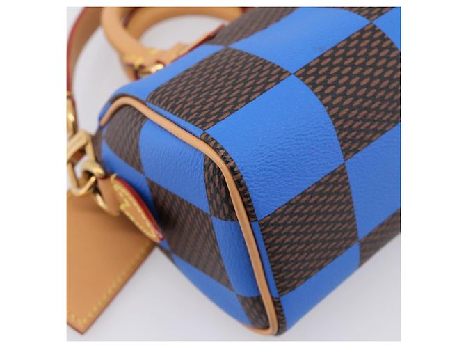 LOUIS VUITTON Damier Pop Speedy Bandouliere 18 Borsa a mano N40595 LV Auth 204896SM Damier ebene - vista 19