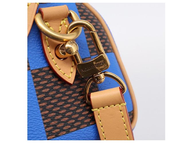 LOUIS VUITTON Damier Pop Speedy Bandouliere 18 Borsa a mano N40595 LV Auth 204896SM Damier ebene - vista 20