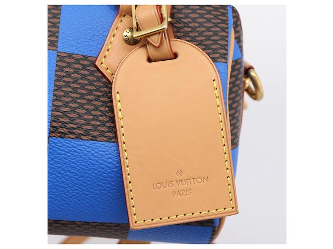 LOUIS VUITTON Damier Pop Speedy Bandouliere 18 Borsa a mano N40595 LV Auth 204896SM Damier ebene - vista 23
