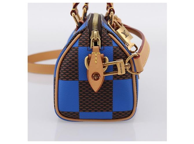 LOUIS VUITTON Damier Pop Speedy Bandouliere 18 Borsa a mano N40595 LV Auth 204896SM Damier ebene - vista 3