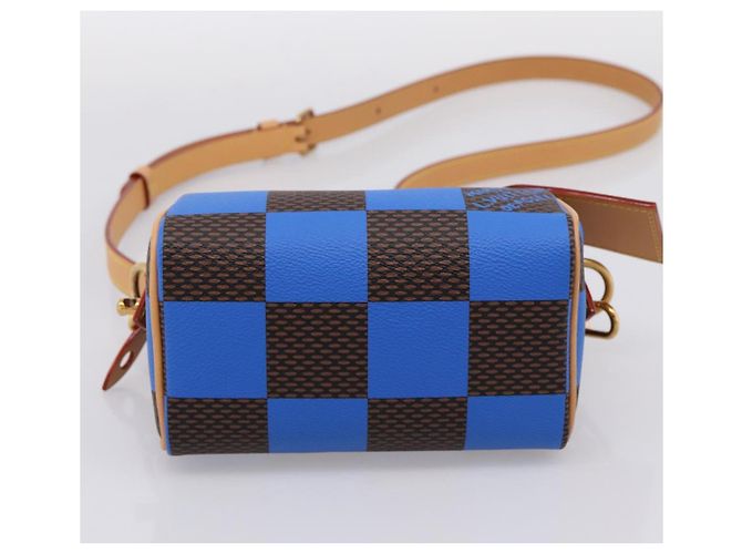 LOUIS VUITTON Damier Pop Speedy Bandouliere 18 Borsa a mano N40595 LV Auth 204896SM Damier ebene - vista 5