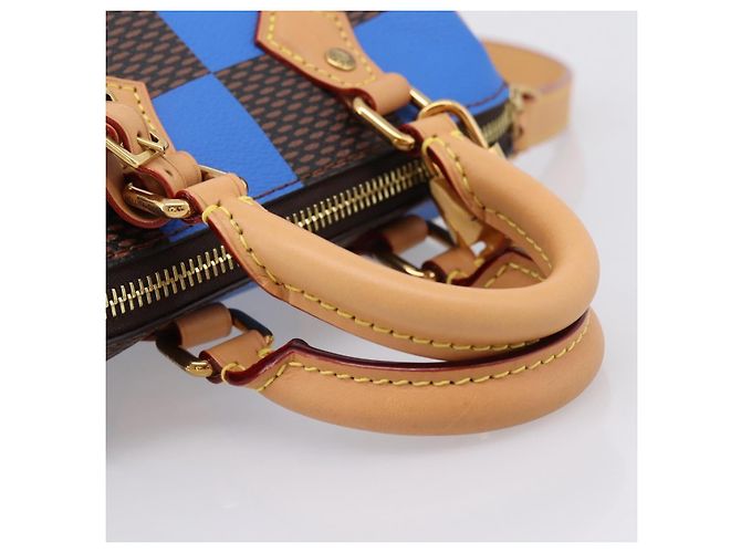 LOUIS VUITTON Damier Pop Speedy Bandouliere 18 Borsa a mano N40595 LV Auth 204896SM Damier ebene - vista 7