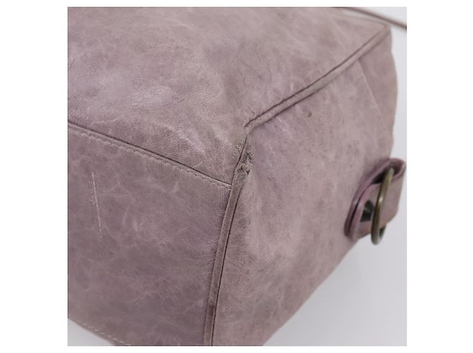 BALENCIAGA The Box Handtasche aus Leder Lila 145694 Auth bs37153A - Ansicht 16